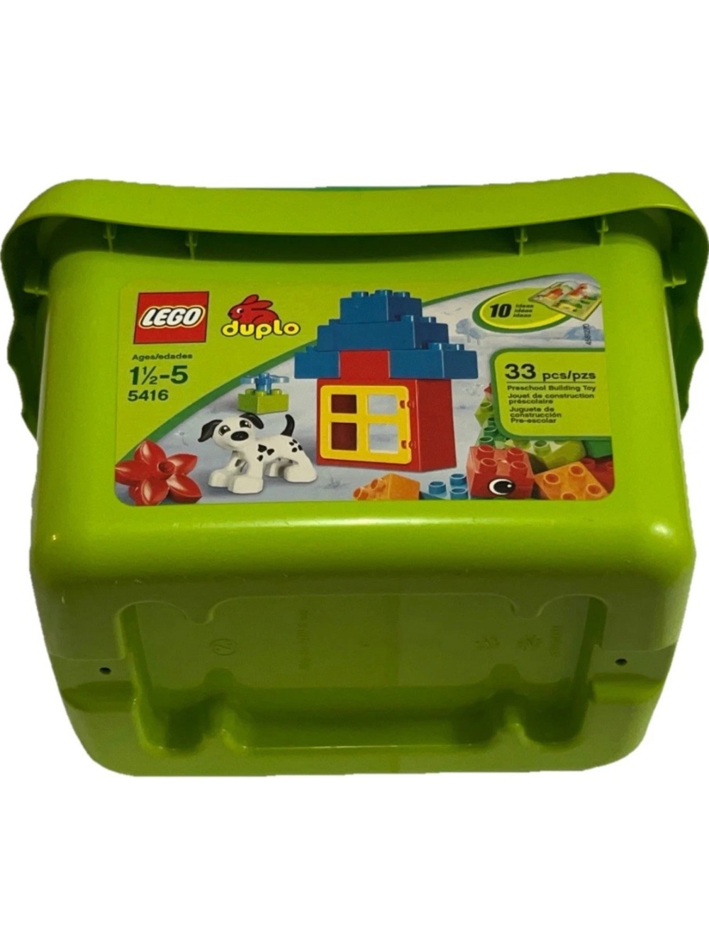 2010 LEGO Duplo Brick Box 33 Piece Set (5416) Near Complete READ DESCRIPTION